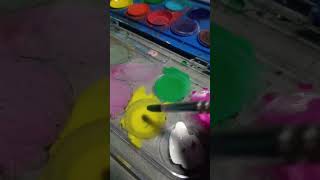 1 stroke painting tutorial for beginners 😱 shorts [upl. by Anabella852]