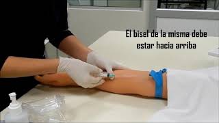 FCM  ENF  Extracción de sangre venosa [upl. by Aikahc]