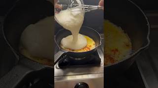 Most fluffy omelette Cooking  shorts food cooking asmr egg indianasmrworld [upl. by Man]