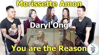 You Are The Reason  Cover by Daryl Ong amp Morissette Amon  Reaction  Australian Asians [upl. by Low]