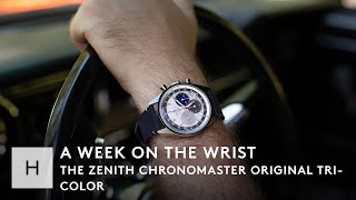 A Zenith Chronomaster In A 66 Mustang  A Week On The Wrist [upl. by Kcirederf]