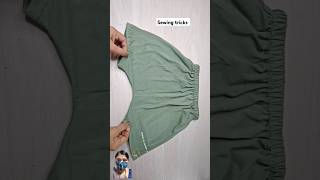 Reuse old Tshirt idea short shorts shortsfeed sewing reuse fashion oldshirt oldtonew [upl. by Snehpets952]