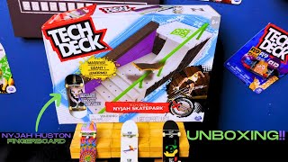 Tech Deck Nyjah Skatepark Unboxing Tech Deck Skatepark [upl. by Jaala]