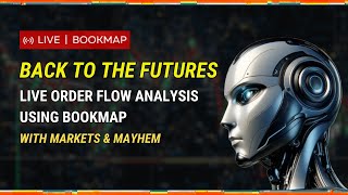 Back to the Futures with Markets amp Mayhem Live Orderflow Analysis of Stocks amp Futures using Bookmap [upl. by Eibrab862]