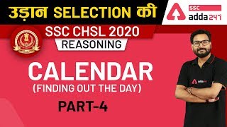 Calendar Part4  Finding Out The Day  Reasoning for SSC CHSL 2020  SSC Adda247 [upl. by Derrik]