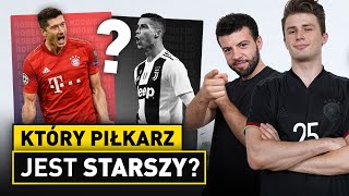 Który PIŁKARZ jest STARSZY Nowy QUIZ PIŁKARSKI [upl. by Naik195]