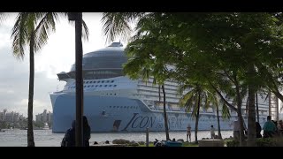 Royal Caribbean Cruise  Icon Of The Seas  Departing Miami Florida [upl. by Nissy343]