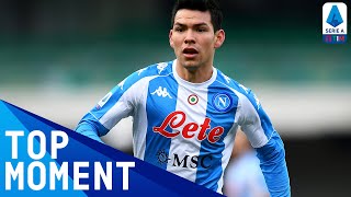 Hirving Lozano strikes after just NINE SECONDS  Hellas Verona 31 Napoli  Top Moment  Serie A TIM [upl. by Aislehc]