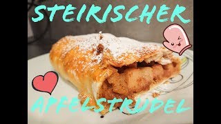 Süße Verführung  Steirischer Apfelstrudel ohne Rosinen [upl. by Assille]