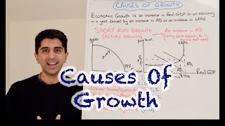 Y1 17 Causes of Economic Growth Short Run and Long Run [upl. by Aikan]