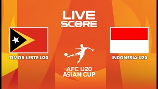 🔴LIVE SCORE  TIMOR LESTE U20 VS INDONESIA U20  KUALIFIKASI PIALA ASIA AFC U20 [upl. by Eilrahs]