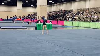 Level 5 Floor Routine 2022 Ozone Invitational [upl. by Nomsed996]