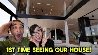 Reacting to our NEW HOUSE Designed By Oliver Austria [upl. by Madi]