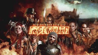 FEUERSCHWANZ  Fegefeuer Official Lyric Video  Napalm Records [upl. by Selway]