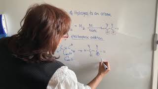 Electrophilic Addition Reaction Of Alkenes  Hydrogenation of ethene [upl. by Gauntlett]