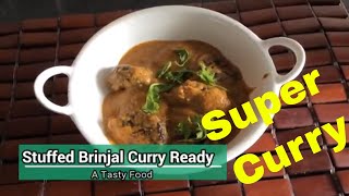 How to prepare stuffed brinjal curry video  witty cooking [upl. by Egroj]