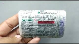 AcemizS Tablet  Aceclofenac paracetamol and Serratiopeptidase Tablet uses  Acemiz S Tablet uses [upl. by Ivana]