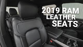 2019 Ram 1500 New Body Leather Interior Seat Upholstery  LeatherSeatscom [upl. by Hoxsie]