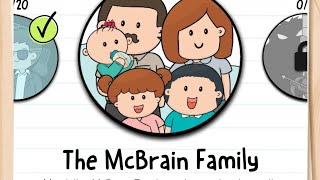 Brain Test 2 The Mcbrain family Level 1 to 20 walkthrough solutions gameplay [upl. by Dirrej]