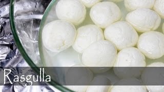 Bengali Rasgulla Recipe  Indian Vegetarian Cuisine [upl. by Gothard]