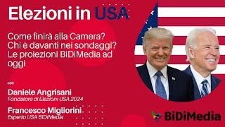 Elezioni USA  Congresso e Presidenziali le proiezioni BiDiMedia [upl. by Beacham]