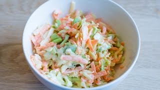 Coleslaw dressing recipe with mayo vinegar and sugar [upl. by Quartus687]