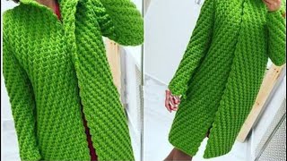 🌿 Descubre La Elegante Puntada Para Abrigos y Jerseis a Crochet ¡Dale Vida a tus Proyectos [upl. by Trometer767]