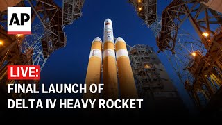 LIVE Delta IV Heavy rocket launch [upl. by Esoj]