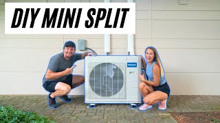 How to save THOUSANDS with a DIY Mini Split  MRCOOL MultiZone Install Start to Finish [upl. by Aztinad]