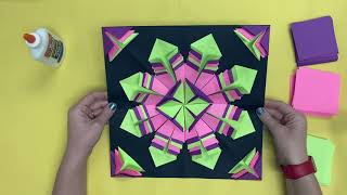 5th Grade Radial Origami Symmetry [upl. by Bilski]