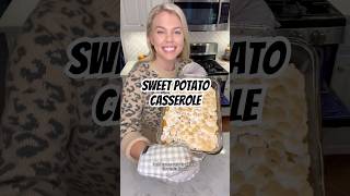 SWEET POTATO CASSEROLE THANKSGIVING sweetpotatocasserole thanksgivingrecipes thanksgivingdinner [upl. by Oiratno]