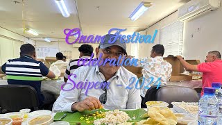 Onam festival celebration saipem project Marjan [upl. by Bluefield]