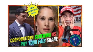 Ana Kasparian DEMANDS Everybody PAY Their FAIR Share in TAXES  Ben Shapiro Has EPIC Response PART 1 [upl. by Sirraj]