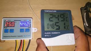 XKW1099 Digital Thermostat Humidity Controller Setting and Wiring Connection [upl. by Enrak812]