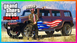 GTA Online Independence Day 2018 Update4th Of July DLC  NEW Vehicles Rare Items amp MORE GTA 5 [upl. by Cordy]