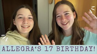 Allegra’s Birthday Vlog  Allegra amp Waverly [upl. by Amlev881]