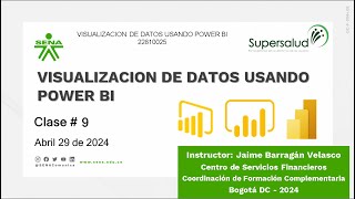 Visualizacion con Power BI  SuperSalud Grupo Tarde 29abr24 [upl. by Carpenter]