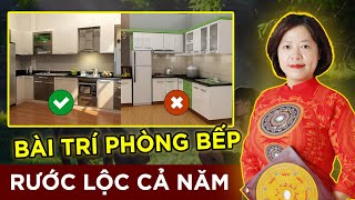 Cách bài trí phòng bếp hợp phong thủy rước lộc cả năm  PHONG THỦY SONG HÀ OFFICIAL [upl. by Asa802]