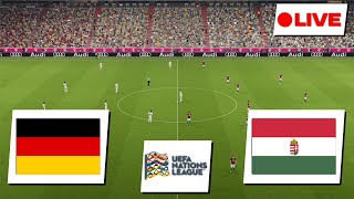 Deutschland gegen Ungarn🔴LIVE • UEFA Nations League 2024  2025 [upl. by Inej31]