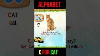 C FOR CAT  ALPHABETS  shorts  Kidstart tv [upl. by Ted398]