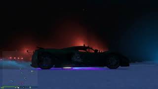 GTA V Online  CHEVAL TAIPAN AT THE AIRPORT ON FOGGY SNOWY NIGHT [upl. by Cousin]