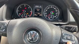 Vw eos polo golf touran service light reset [upl. by Alehcim]