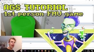 HOW TO QUICKLY MAKE A 1ST PERSON FMV GAME  Adventure Game Studio Quick Tutorial 2 [upl. by Aicen]