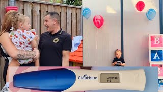 ZWANGER 🥰 HET AAN ONZE FAMILIE VERTELLEN EN DE GENDER REVEAL 💗💙 VLOG 261 [upl. by Mayes]