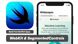 WebKit in SwiftUI with SegmentedControl WebView State UIViewRepresentable Xcode11 Swift 5 2019 [upl. by Nilrah]