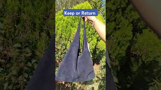 MANGO Suede Tote BagNAVY  Keep or Return mango suedehandbag handbag totebag [upl. by Ruhl]