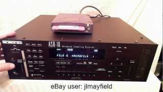 Ensoniq ASR10 Zip Drive Demo [upl. by Reve]