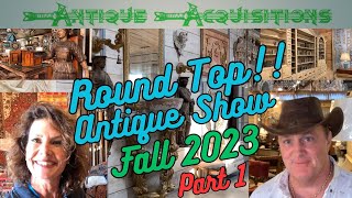 Round Top Antique Show Fall 2023 Dealer Walkthrough [upl. by Llertniuq262]