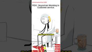 Nuyorican Working in Customer service Meme Animation shorts animation audioTherealveronika [upl. by Zannini]