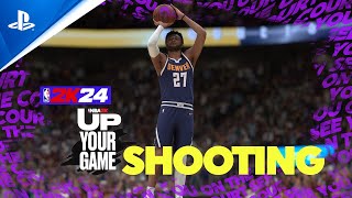 NBA 2K24  Up Your Game Shooting  PS5 amp PS4 Games [upl. by Nwahsid]